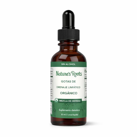 Gotas Pureza Drenaje Linfático Hinchazón Abdomen Piernas